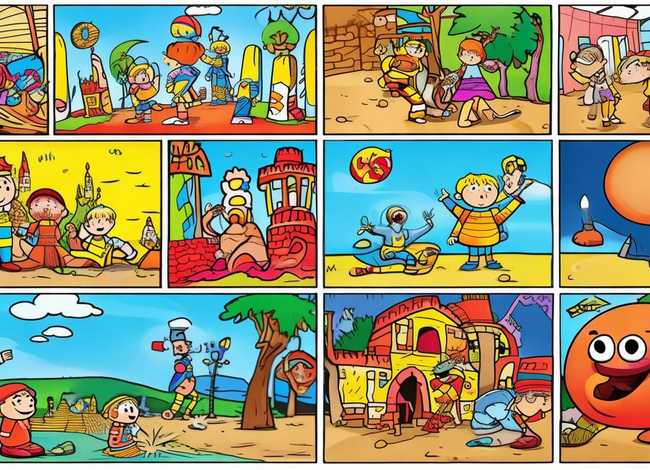 儿童连环画图片大全 - 儿童连环画图片大全8张