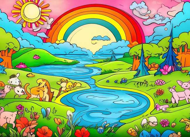 儿童填色书绘本；儿童填色绘本可打印