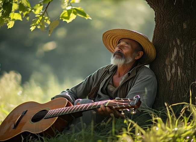 守株待兔的老农夫；守株待兔的老农夫伴奏