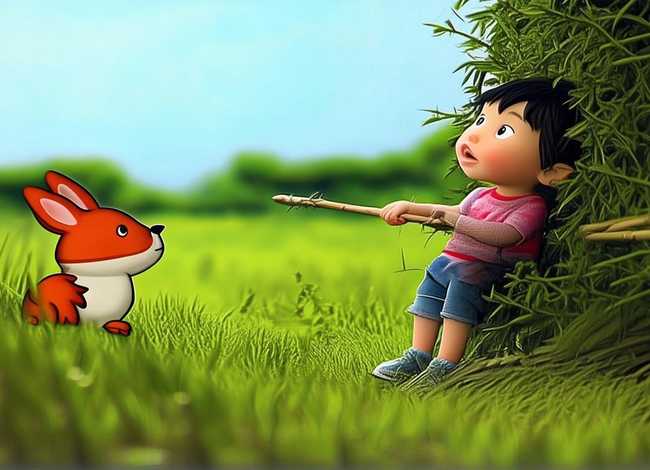 守株待兔的故事视频儿童、守株待兔的故事 视频