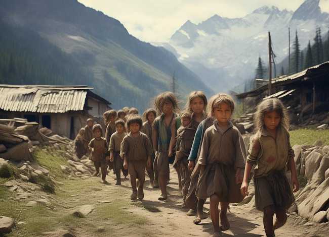 山区贫困儿童上学视频、贫困山区孩子上学视频