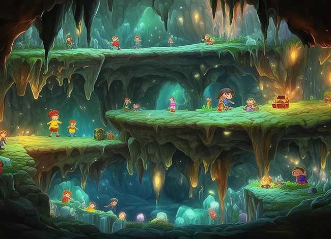 地下100层儿童故事，地下100层的故事