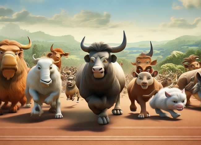十二生肖赛跑的故事 十二生肖赛跑的故事动画片