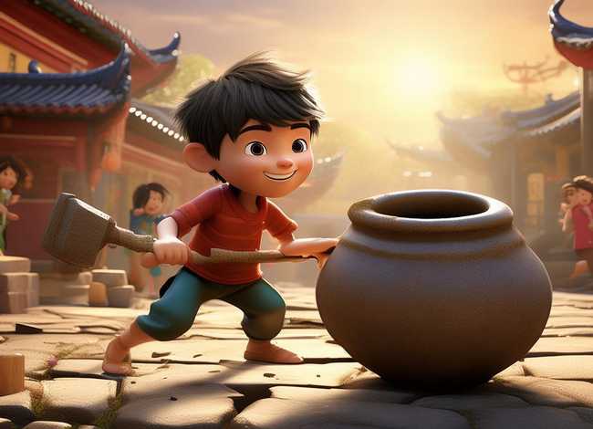 儿童故事书司马光砸缸的故事 司马光砸缸的故事幼儿故事