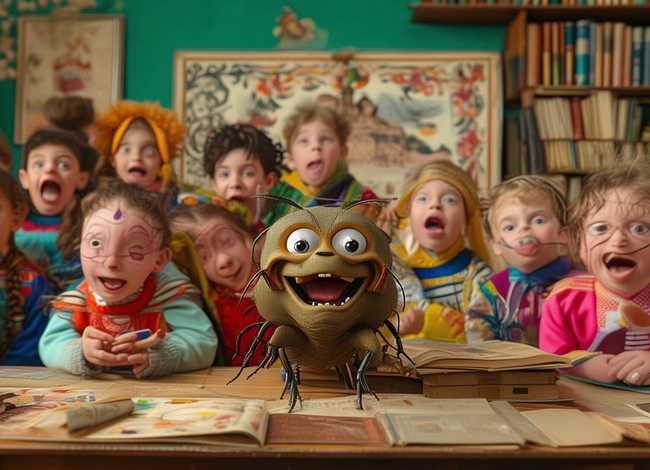 跳蚤故事儿童朗诵表演，朗诵寓言故事跳蚤视频