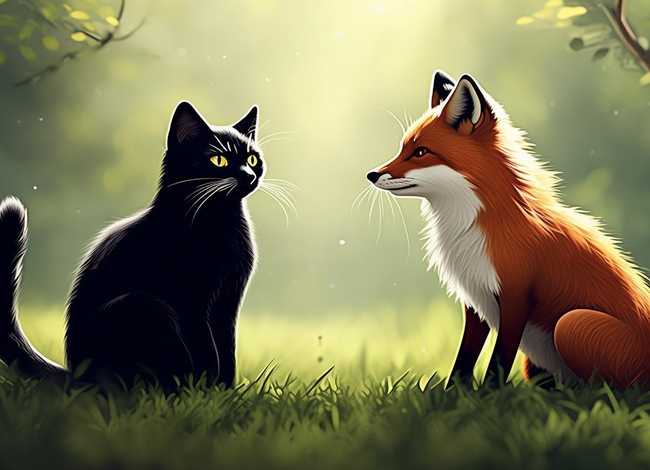 儿童故事猫和狐狸的故事 猫和狐狸的简短故事