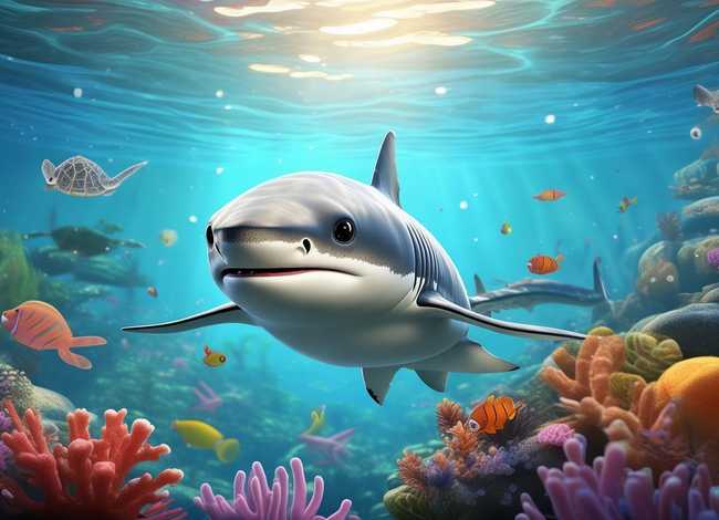 儿童大鲨鱼故事简短四百字 大鲨鱼的幼儿故事