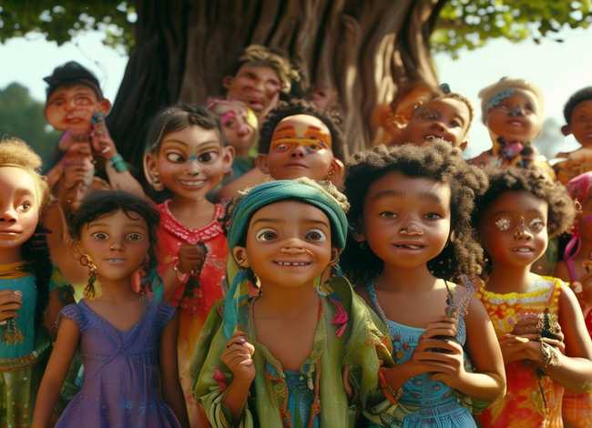 儿童故事谁最美ppt、幼儿故事谁最美