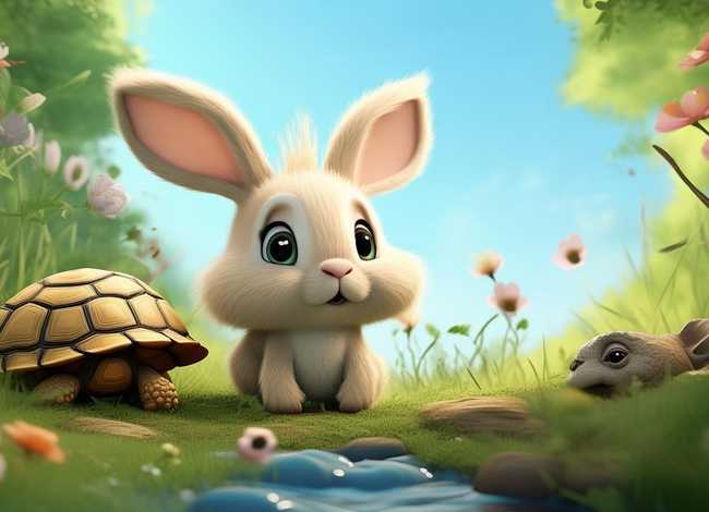 小兔子故事儿童卡通；小兔子少儿故事