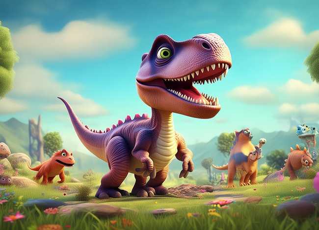 恐龙的儿童故事动画片，恐龙的故事视频动画片