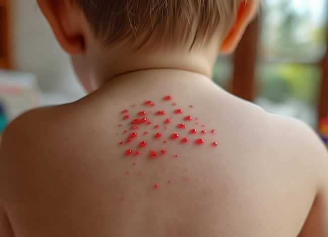 儿童背上出现毛囊炎的原因（儿童背上出现毛囊炎的原因图片）