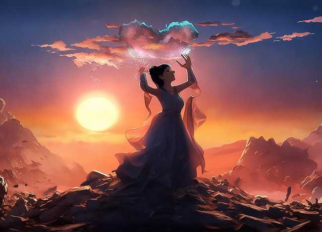 女娲补天简易故事；女娲补天简易故事图片