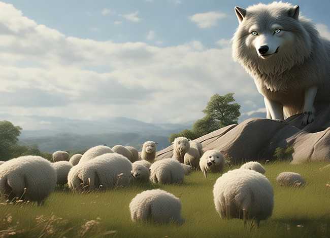 小羊与大灰狼儿童故事（故事大全小羊和大灰狼）