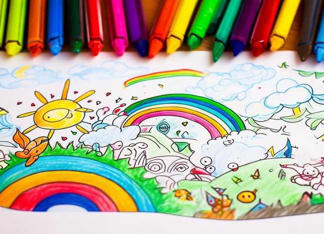 儿童填色；儿童填色画大全600多张