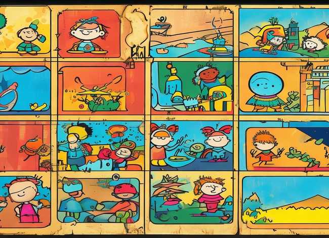 连环画幼儿故事简笔画、幼儿故事简笔画连环画20张