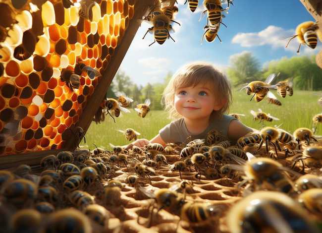 儿童蜜蜂王国的故事；蜜蜂王国的故事(一)