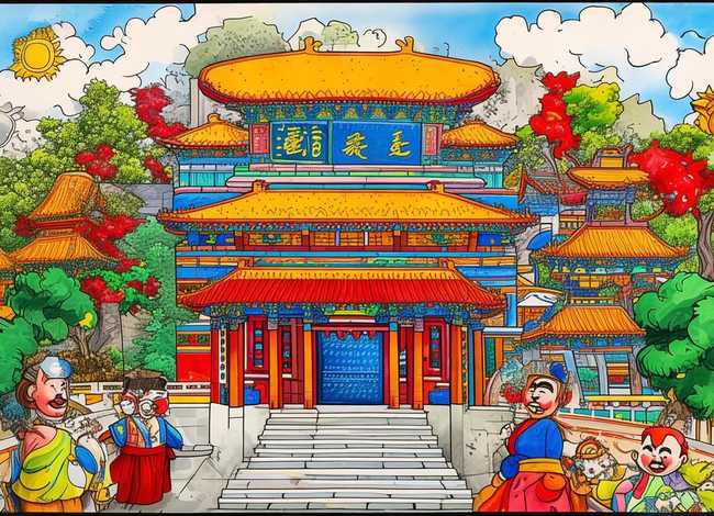 黄帝陵儿童绘画；黄帝陵儿童绘画图片