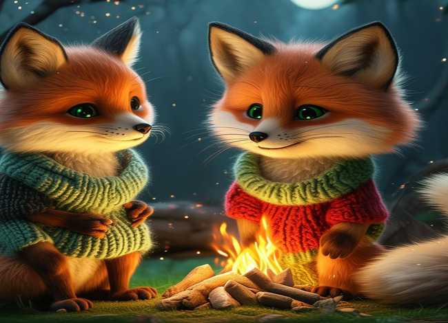 小狐狸儿童睡前故事简短（小故事睡前狐狸故事文字版）