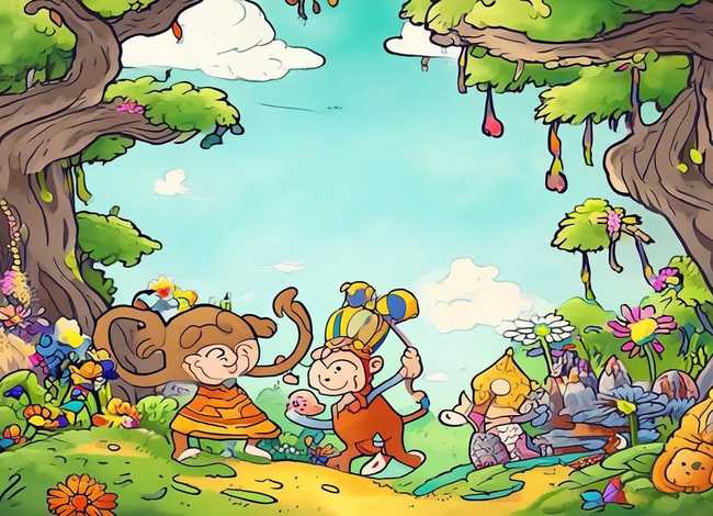 儿童插画西游记 西游记儿童插画版