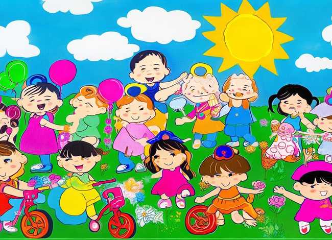 六一儿童节绘画图 简单漂亮 - 六一儿童节绘画图 简单漂亮又漂亮