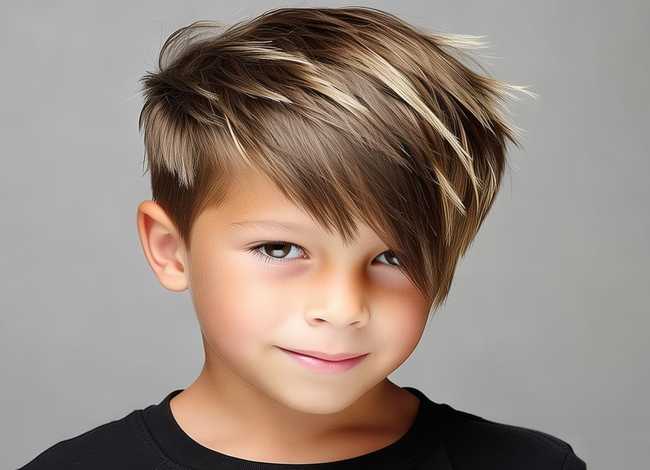 男童时尚发型图片，小男孩时尚发型图片2020