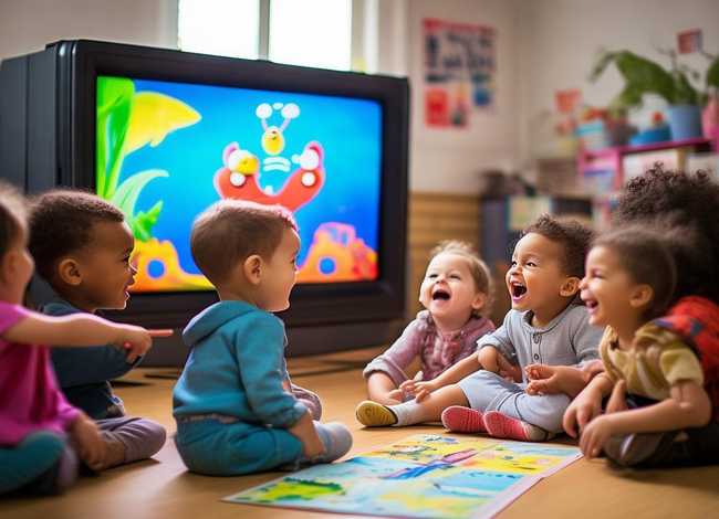 看电视儿童绘本故事 看电视幼儿园绘本故事