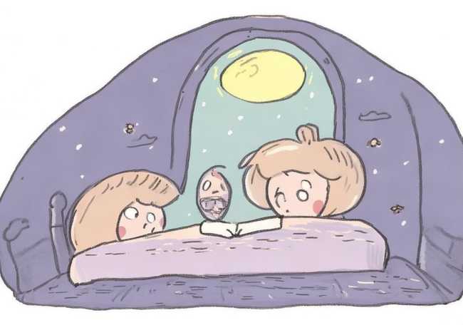 睡前小故事的插图简笔画 睡前小故事的插图简笔画图片