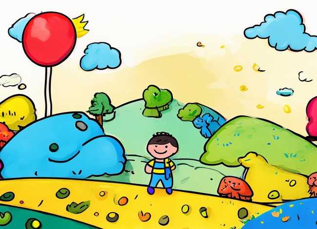 儿童故事绘画作品图片，儿童故事绘画作品图片简单