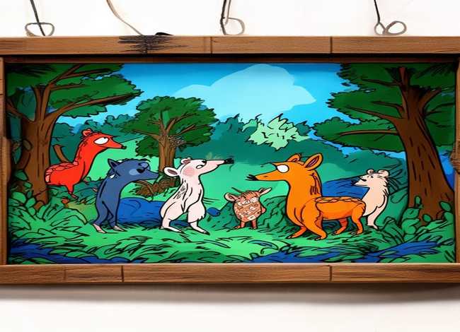 寓言故事画绘本 寓言故事简笔画绘本