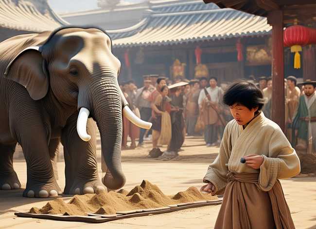 曹冲称象绘本、曹冲称象绘本简图 曹冲称象绘本、曹冲称象绘本简图