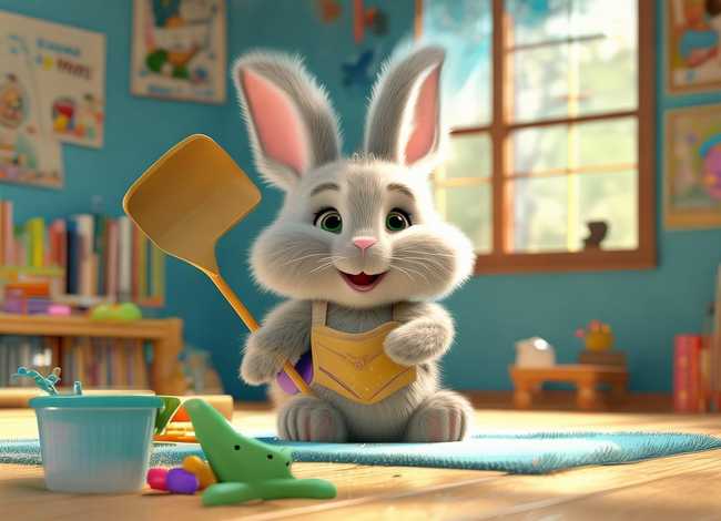 儿童故事讲卫生的小兔子 - 讲卫生的小兔子绘本故事感想