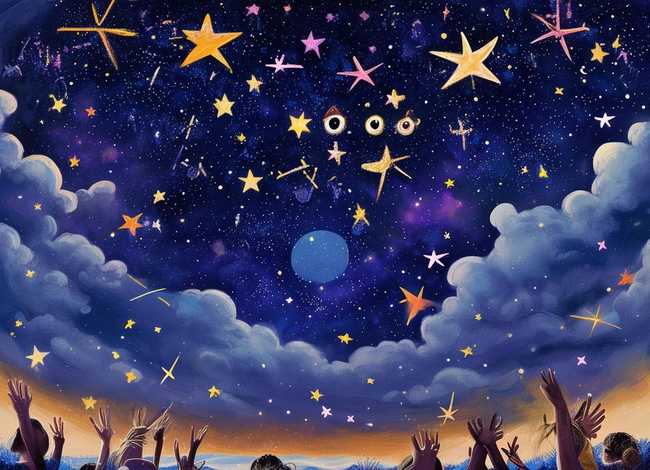 星星的儿童古诗；关于星星的幼儿诗