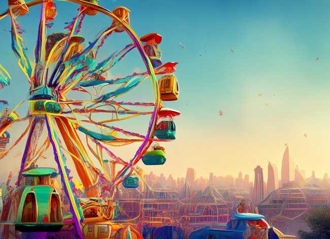 关于摩天轮的绘本故事；关于摩天轮的绘本故事图片