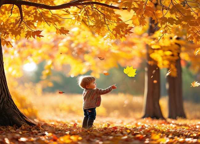秋天树叶为什么会变黄 儿童故事，秋天的树叶为什么会变黄落下来