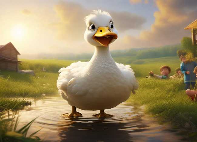 幼儿故事大白鹅、大白鹅的故事幼儿故事