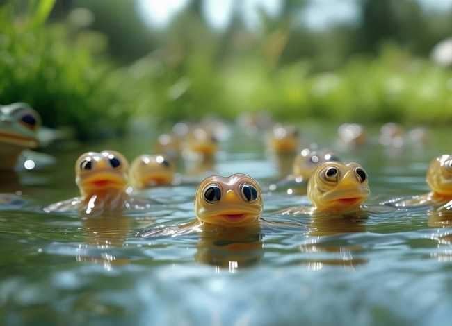 小蝌蚪找妈妈幼儿园故事 - 小蝌蚪找妈妈幼儿园故事图片