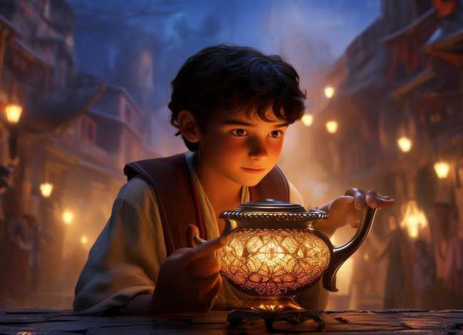 童话故事阿拉丁神灯的故事；阿拉丁神灯的故事全篇
