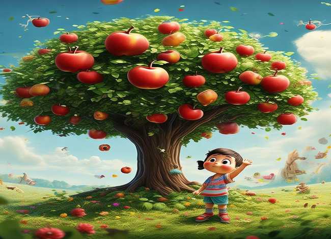 儿童苹果树故事视频 幼儿动画故事大全视频苹果树