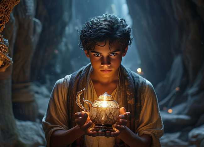 阿拉丁神灯的故事；阿拉丁神灯的故事原文