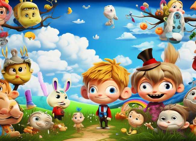 儿童画作品图片故事、儿童画作品图片大全人物