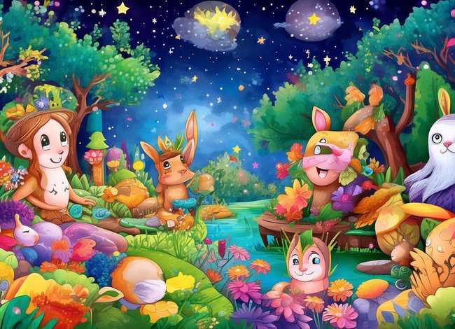 365儿童故事书模板，少儿故事365