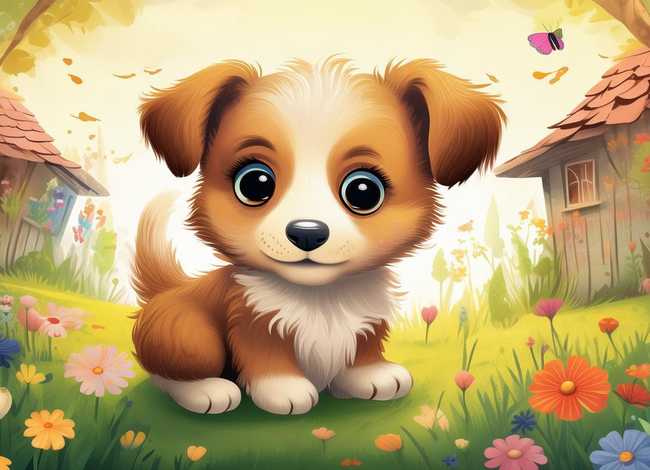 小狗的故事幼儿故事文字（小狗的故事幼儿故事文字图片）
