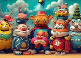 童年回忆动画片 童年回忆动画片角色合照