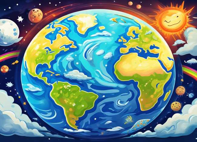 地球故事绘本；地球故事绘本图片