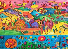 三年级儿童画作品欣赏；三年级儿童画作品欣赏图片