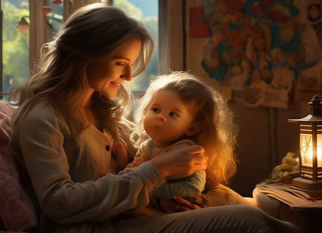 妈妈讲孩子故事、妈妈给孩子讲故事写一段话