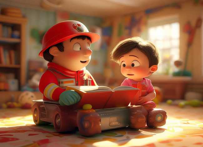 儿童故事消防员的故事 消防员的幼儿故事