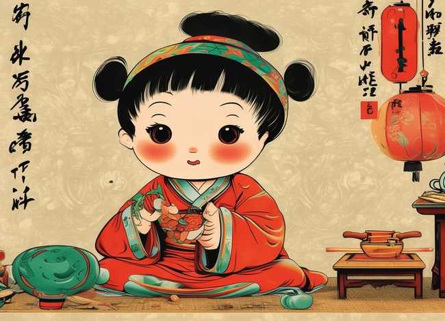 中国传统文化小故事儿童图片（中国传统文化儿童画图片）