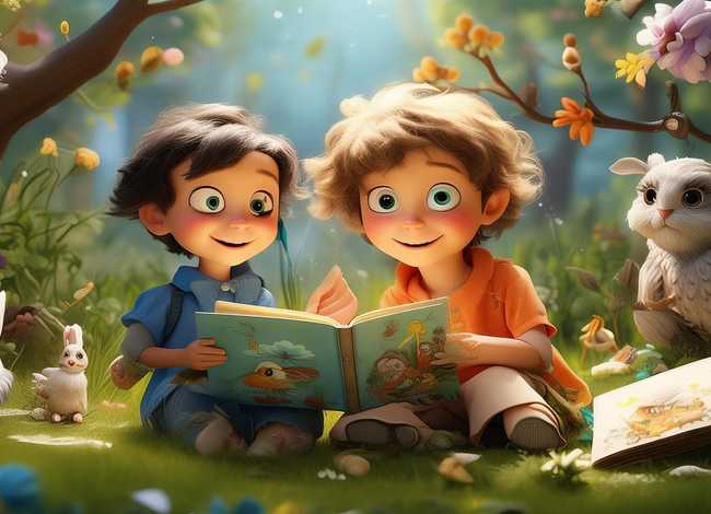 儿童故事好朋友手绘 好朋友幼儿故事绘本