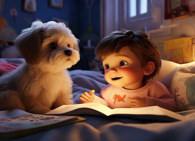 儿童睡前故事小狗的故事，小狗的睡前故事益智
